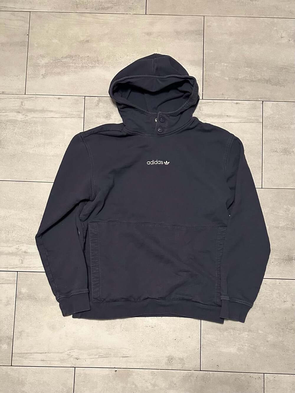 Adidas Adibreak Future Hoodie Size L Navy Blue Sweatshirt
